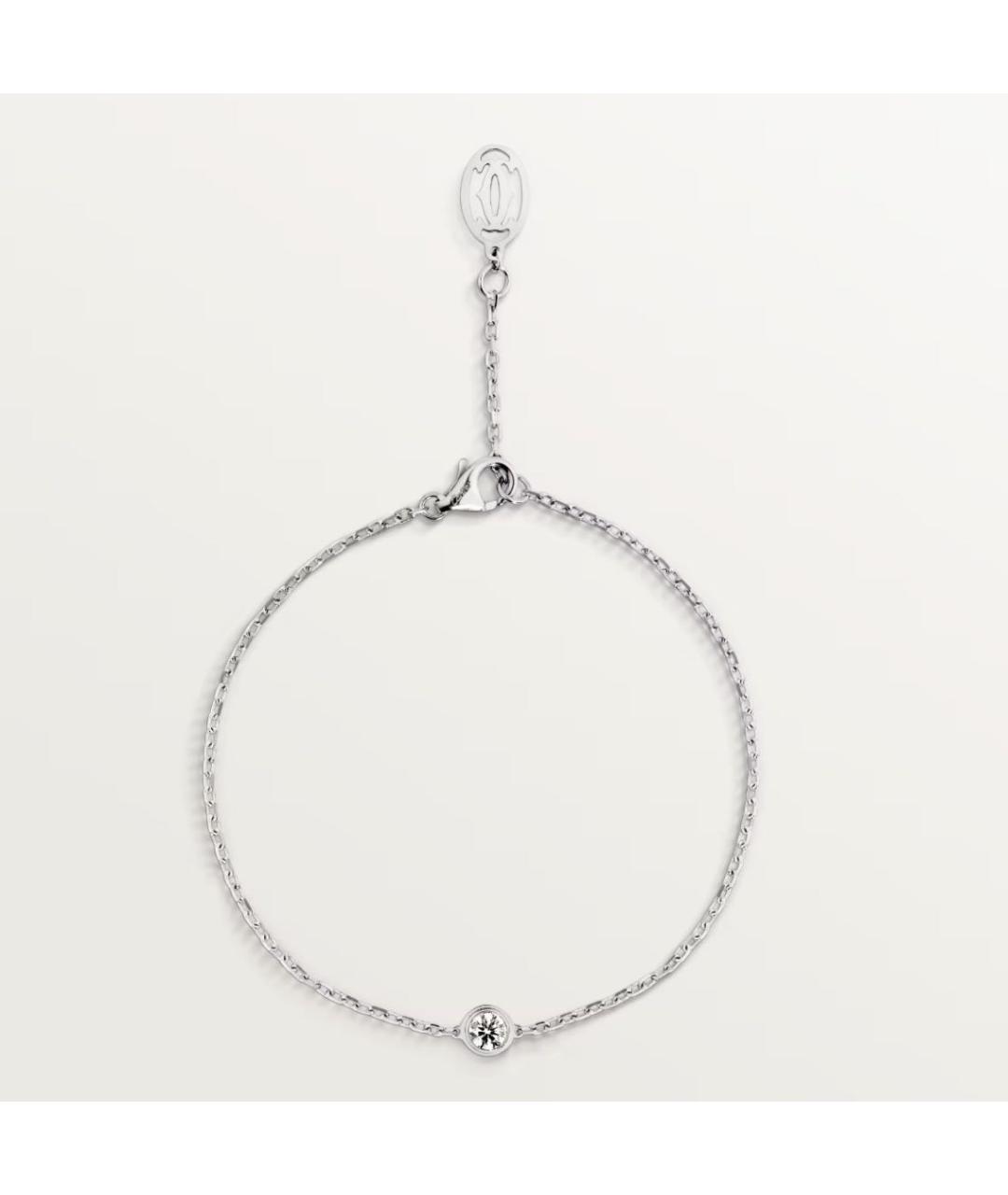 CARTIER Белый браслет из белого золота, фото 8