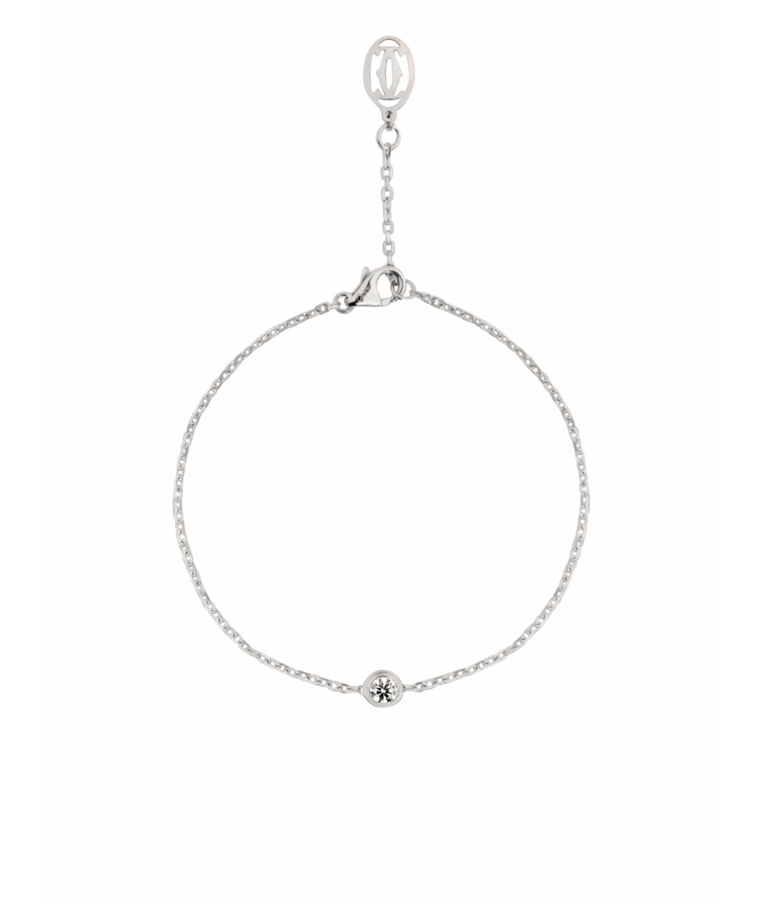 CARTIER Белый браслет из белого золота, фото 1