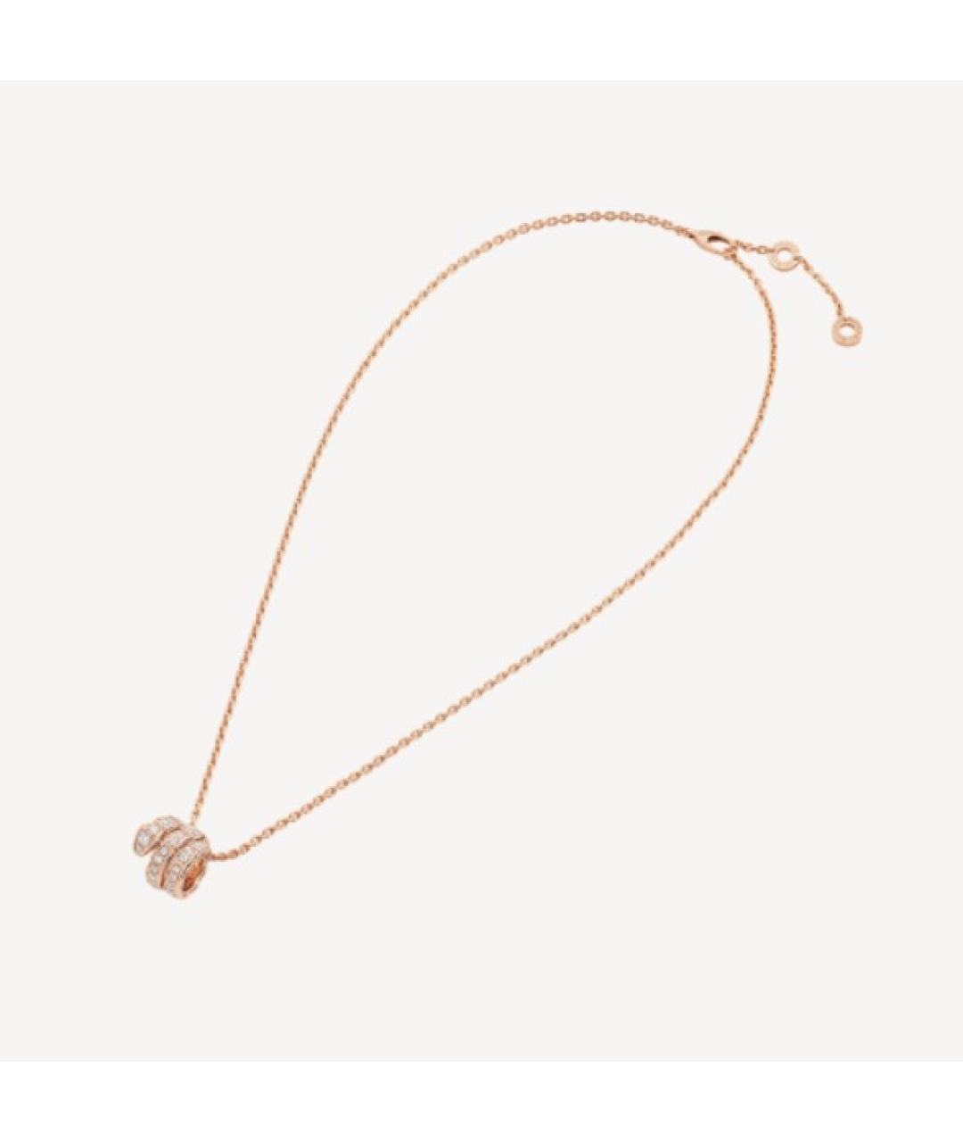 BVLGARI Золотая подвеска из розового золота, фото 2