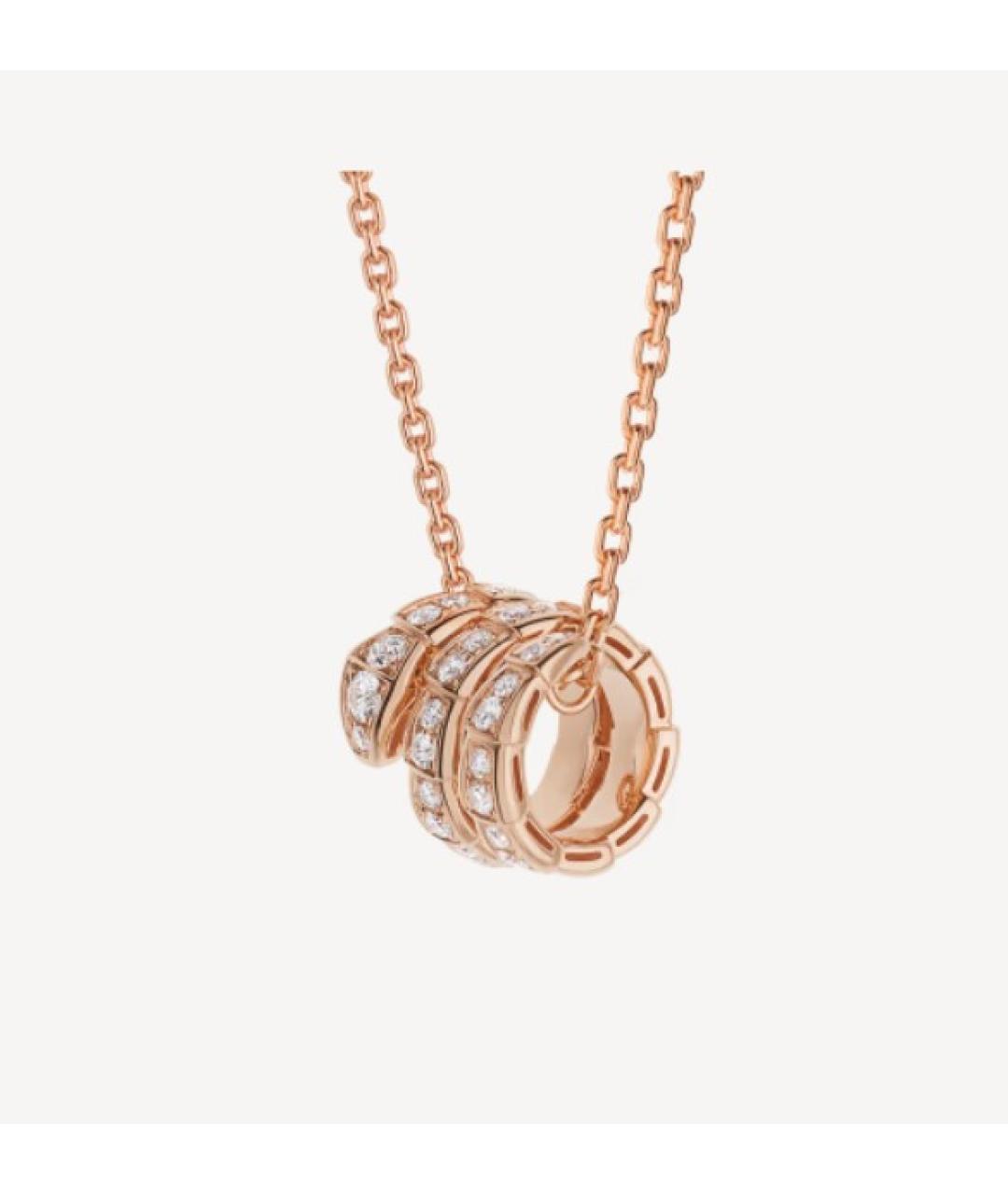 BVLGARI Золотая подвеска из розового золота, фото 8