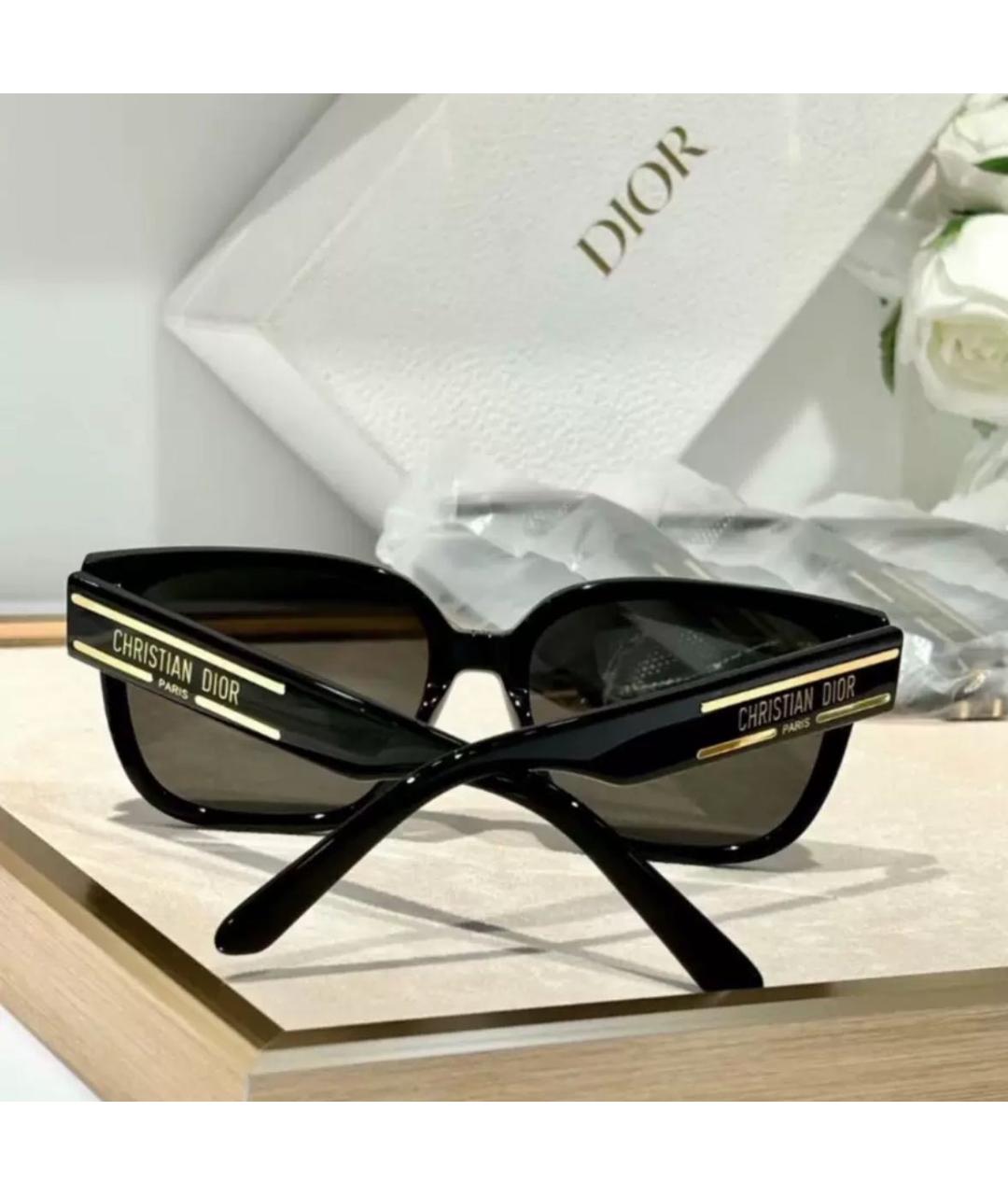 CHRISTIAN DIOR Черные солнцезащитные очки, фото 2