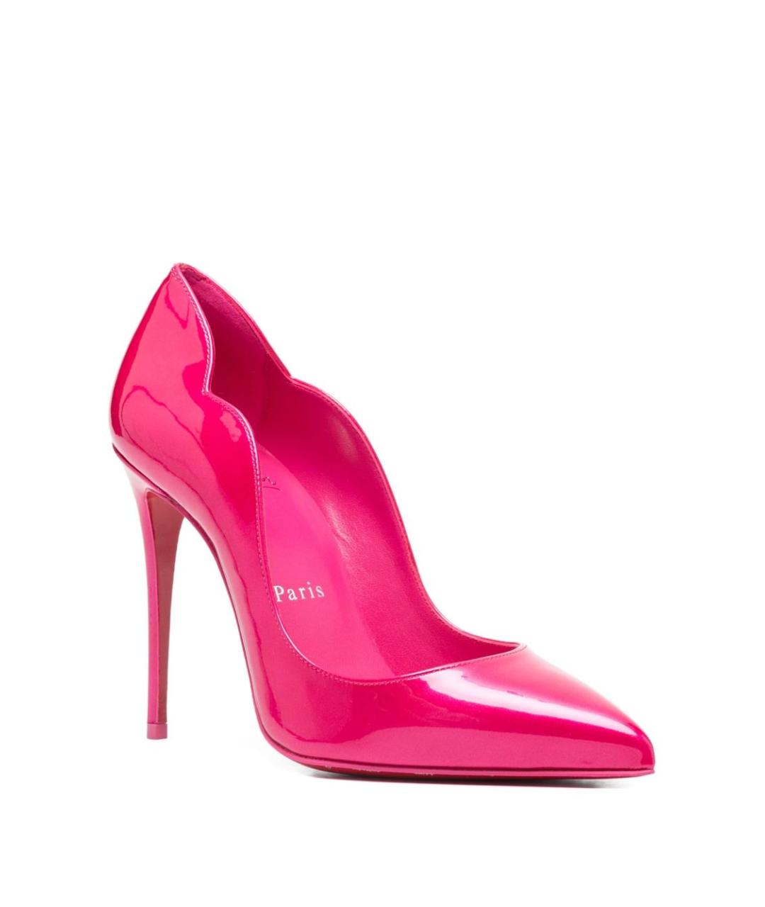 CHRISTIAN LOUBOUTIN Фиолетовые туфли из лакированной кожи, фото 2