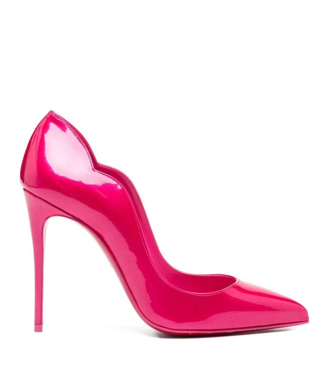 CHRISTIAN LOUBOUTIN Фиолетовые туфли из лакированной кожи, фото 1