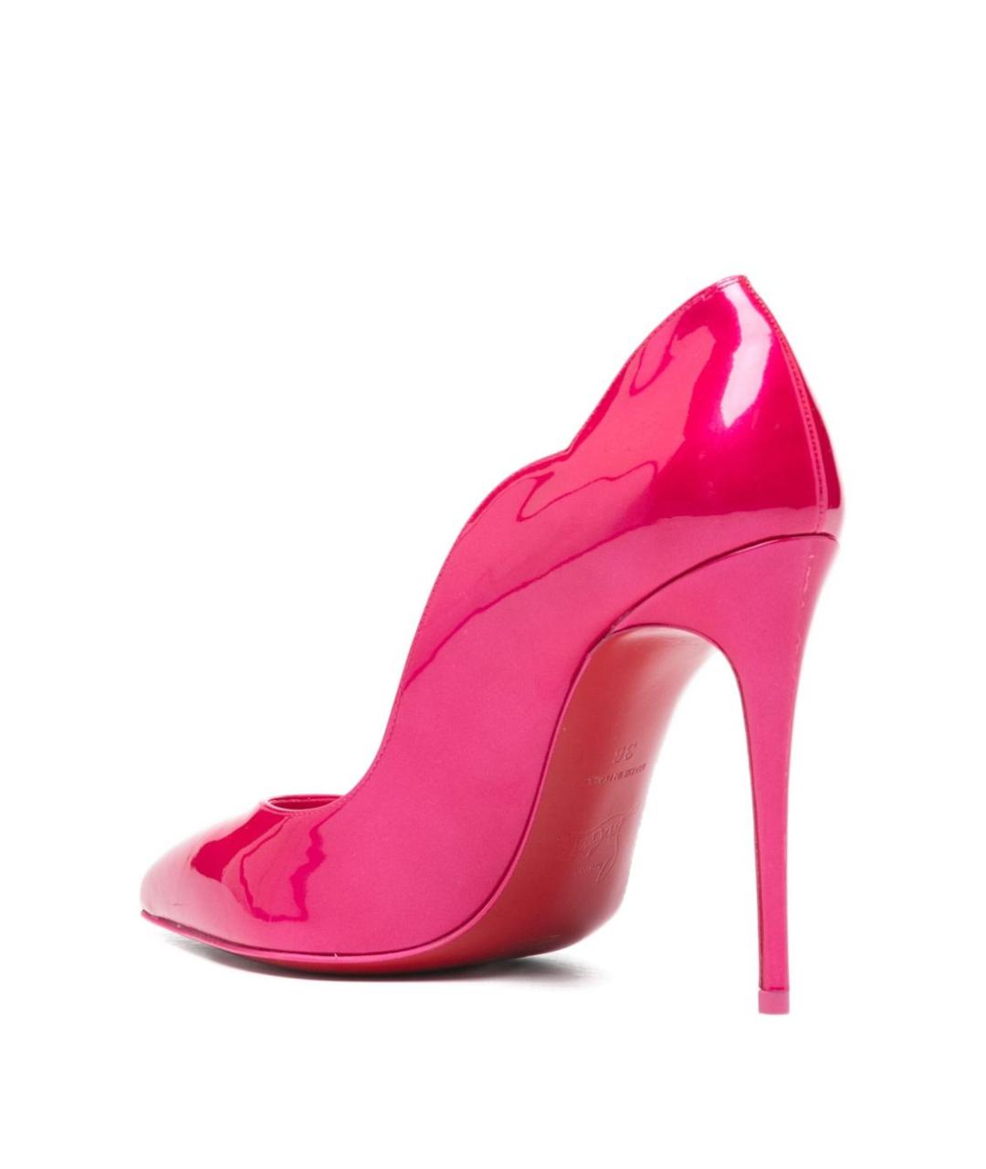 CHRISTIAN LOUBOUTIN Фиолетовые туфли из лакированной кожи, фото 4