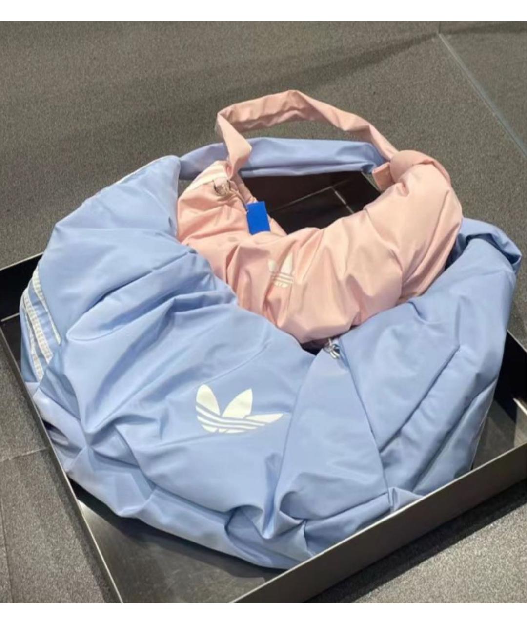 ADIDAS Розовая тканевая дорожная/спортивная сумка, фото 8