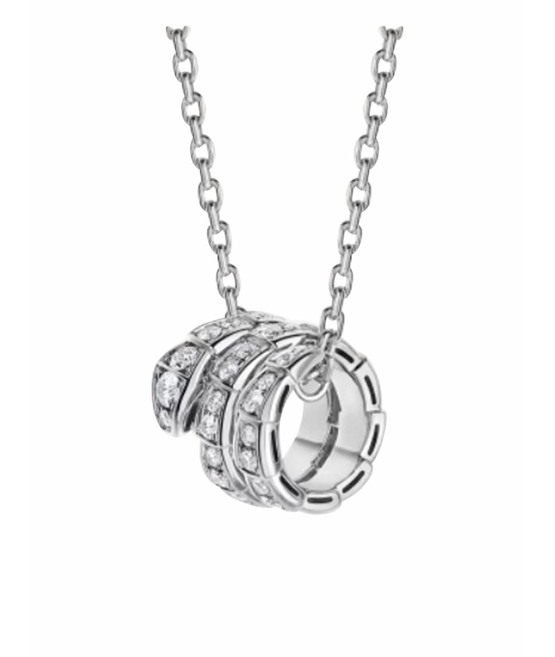 BVLGARI Серебряная цепочка из белого золота, фото 1