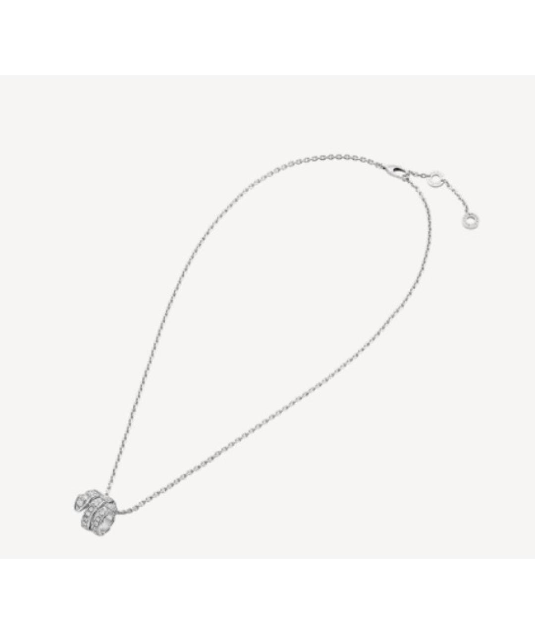 BVLGARI Серебряная цепочка из белого золота, фото 2