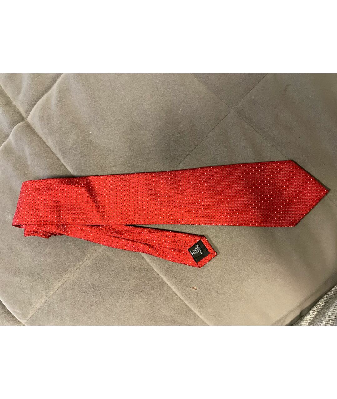 GUY LAROCHE Бордовый шелковый галстук, фото 6