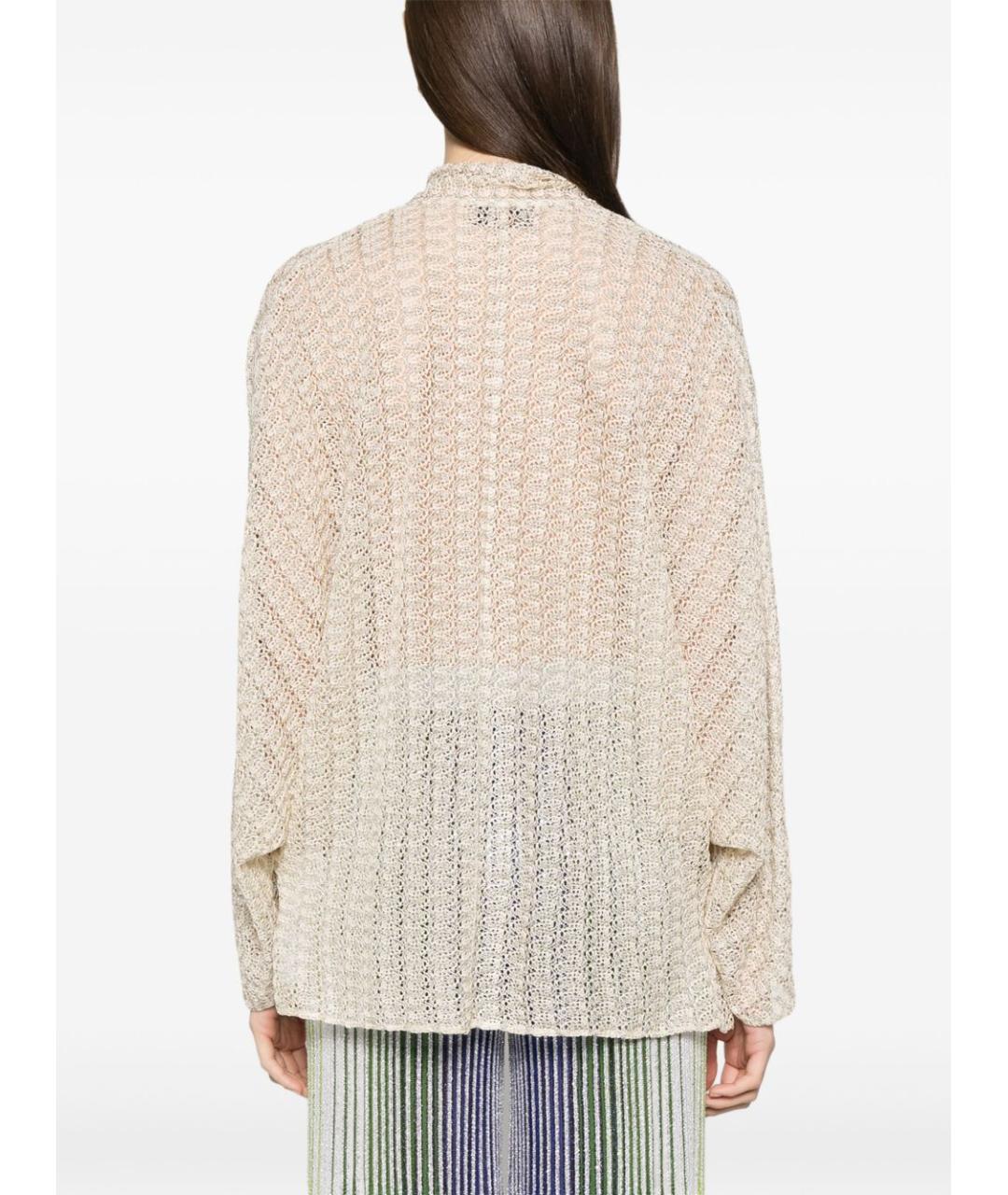 MISSONI Бежевая вискозная блузы, фото 2
