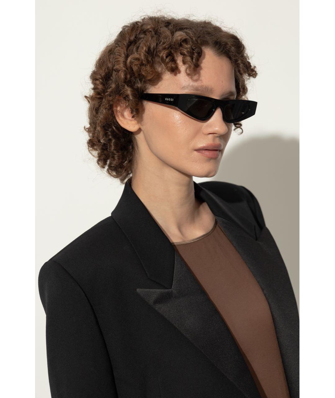 GUCCI Черные солнцезащитные очки, фото 8