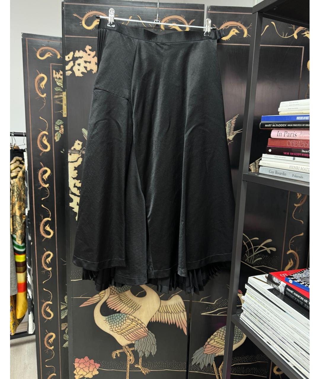 COMME DES GARÇONS Черная юбка миди, фото 3