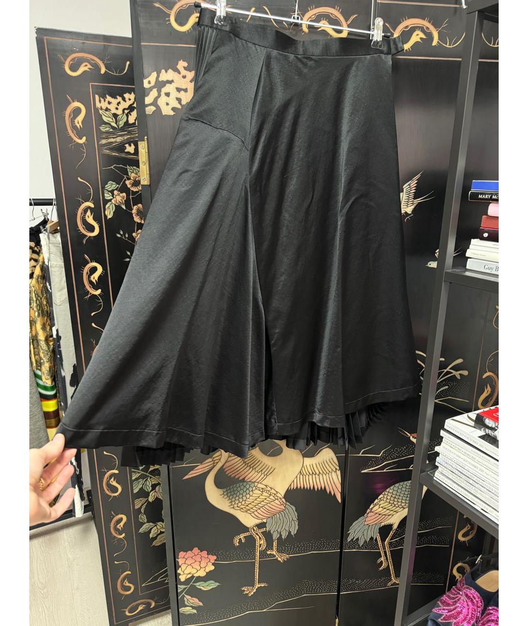 COMME DES GARÇONS Черная юбка миди, фото 4