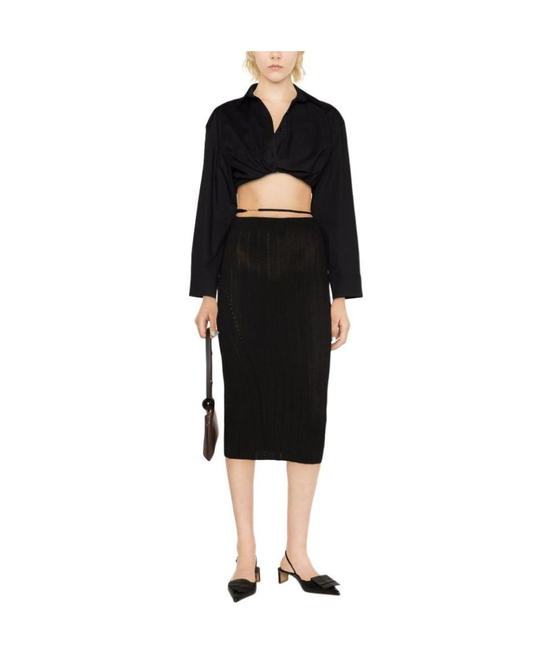 JACQUEMUS Черная рубашка, фото 2