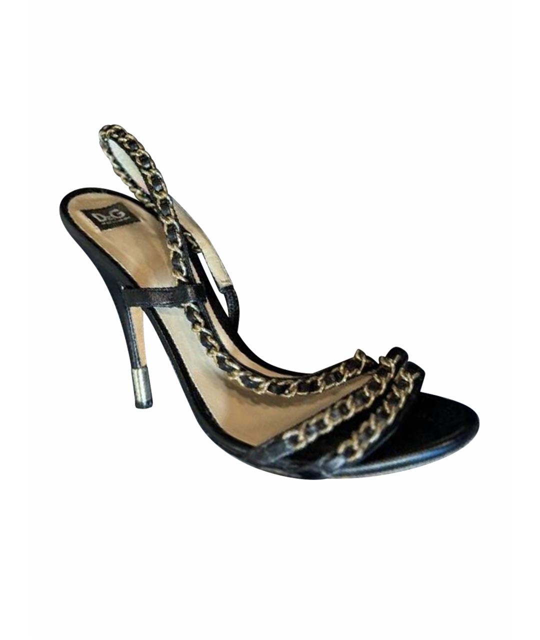 DOLCE&GABBANA Кожаные босоножки, фото 1