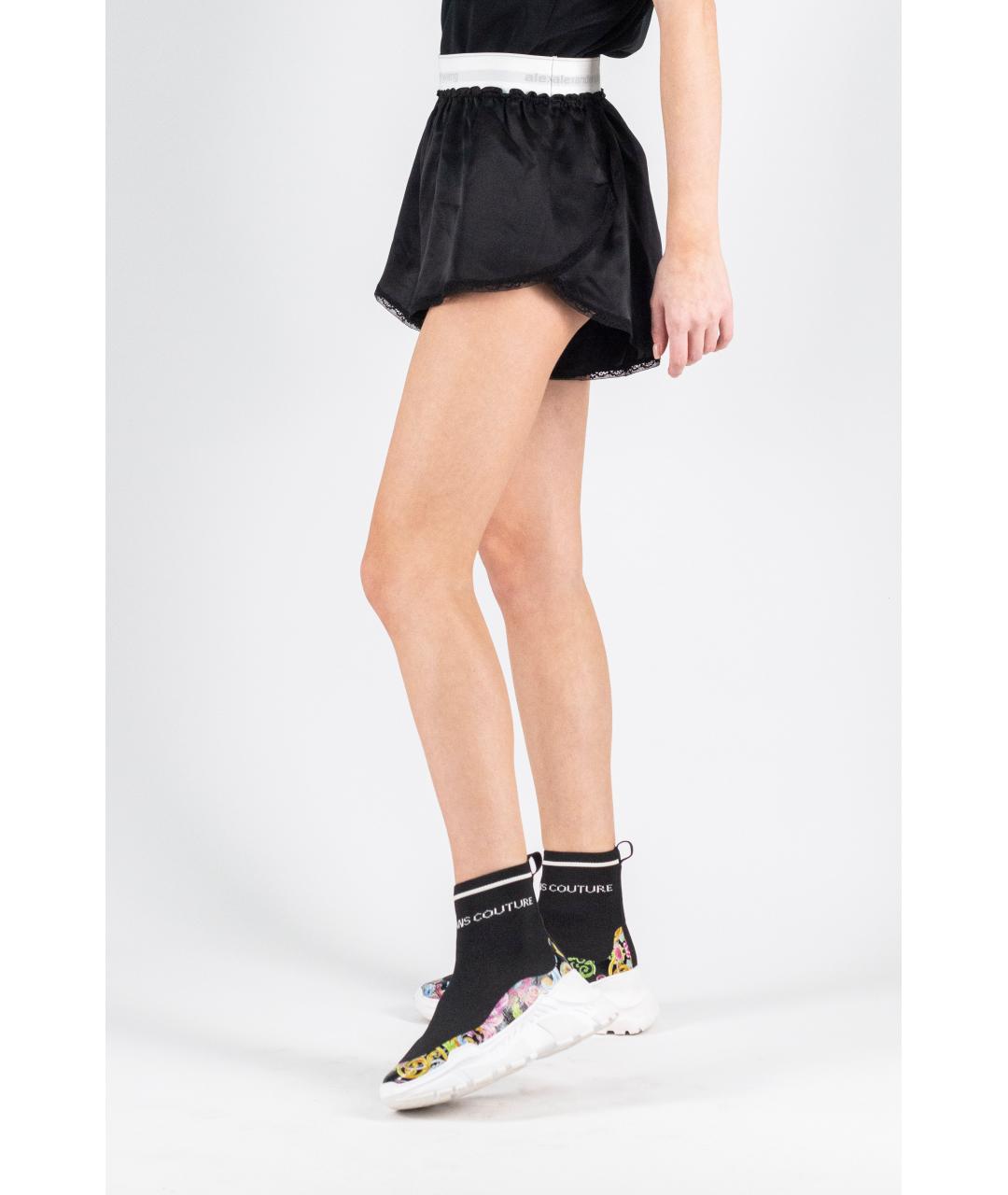 ALEXANDER WANG Черные шелковые шорты, фото 9