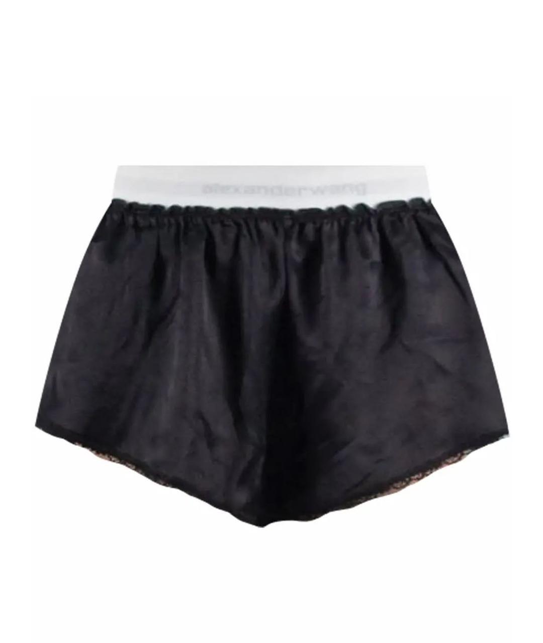ALEXANDER WANG Черные шелковые шорты, фото 1
