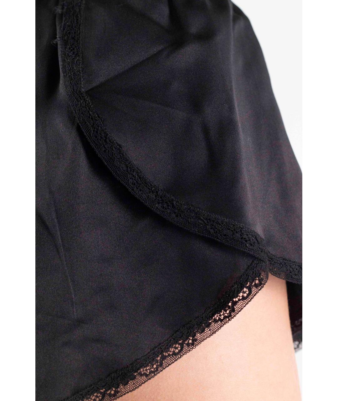 ALEXANDER WANG Черные шелковые шорты, фото 4
