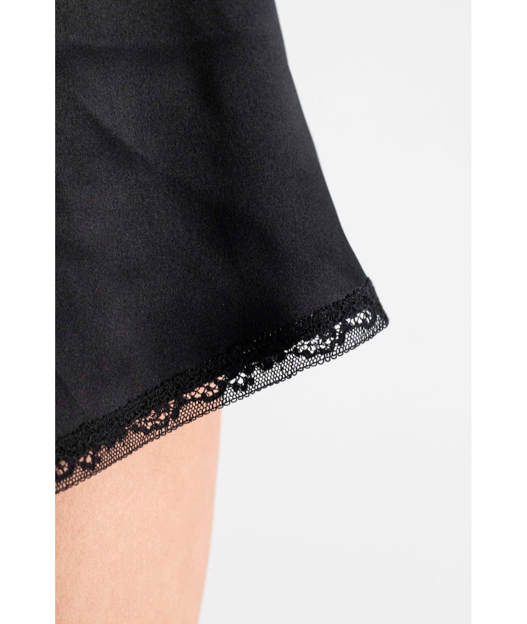 ALEXANDER WANG Черные шелковые шорты, фото 5