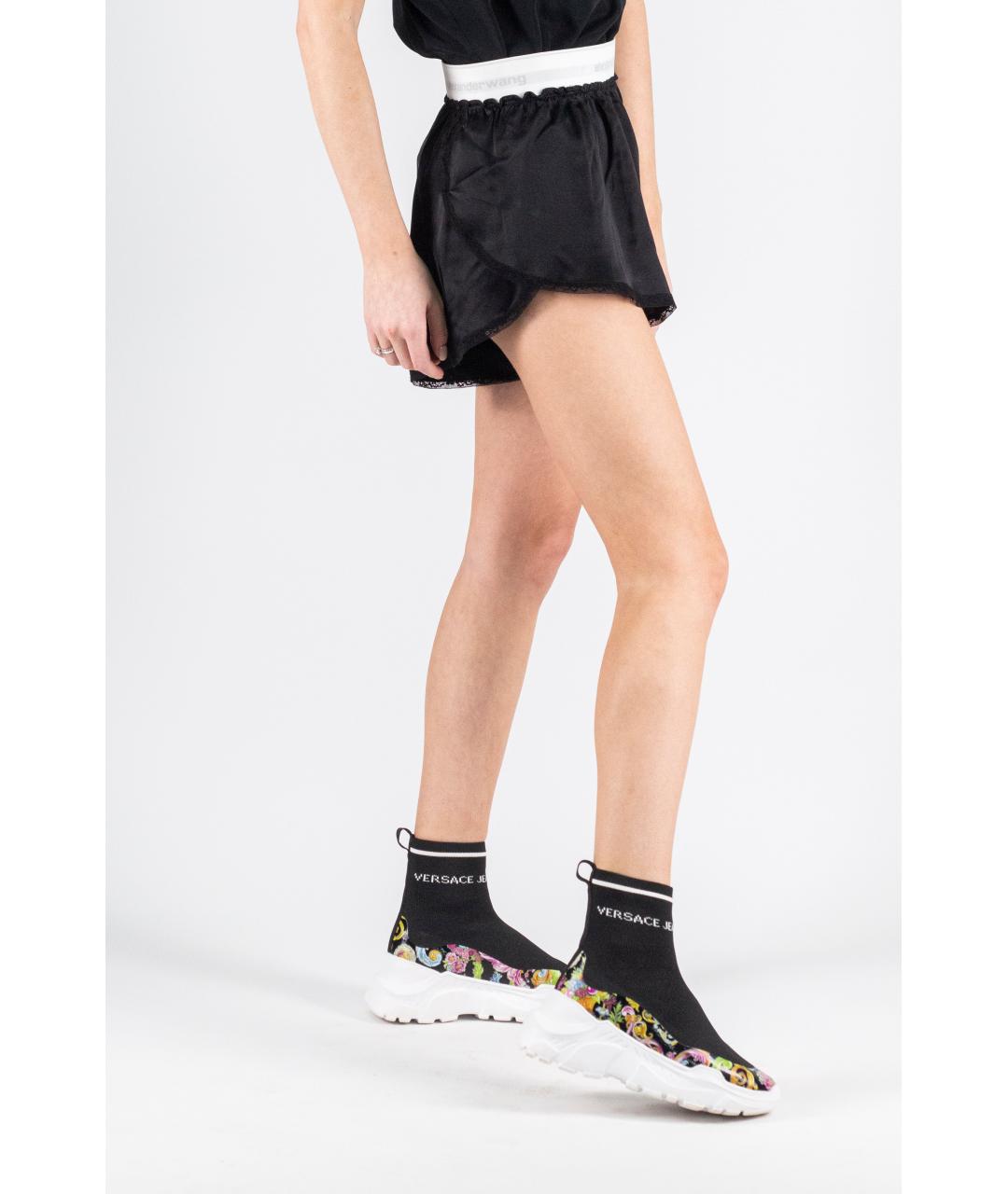 ALEXANDER WANG Черные шелковые шорты, фото 7