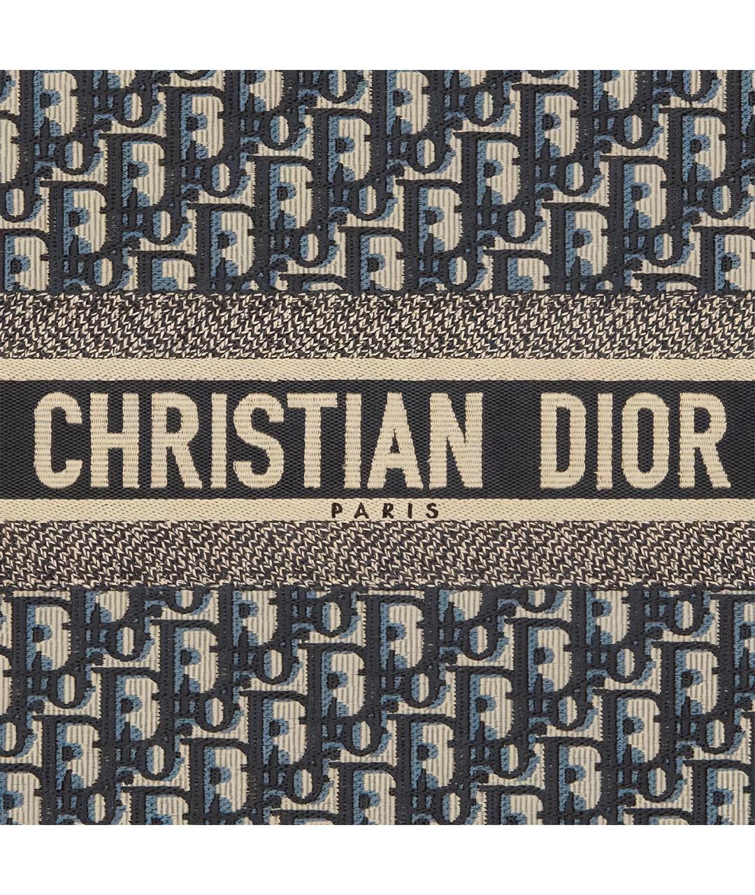 CHRISTIAN DIOR Темно-синяя сумка с короткими ручками, фото 5