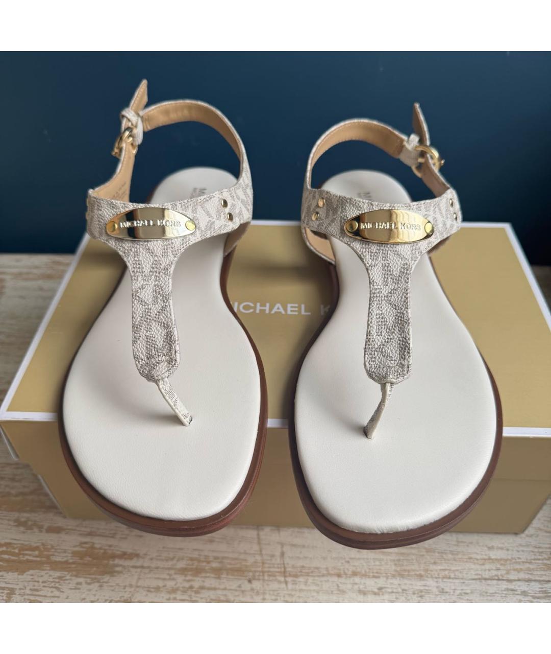 MICHAEL KORS Кожаные босоножки, фото 2