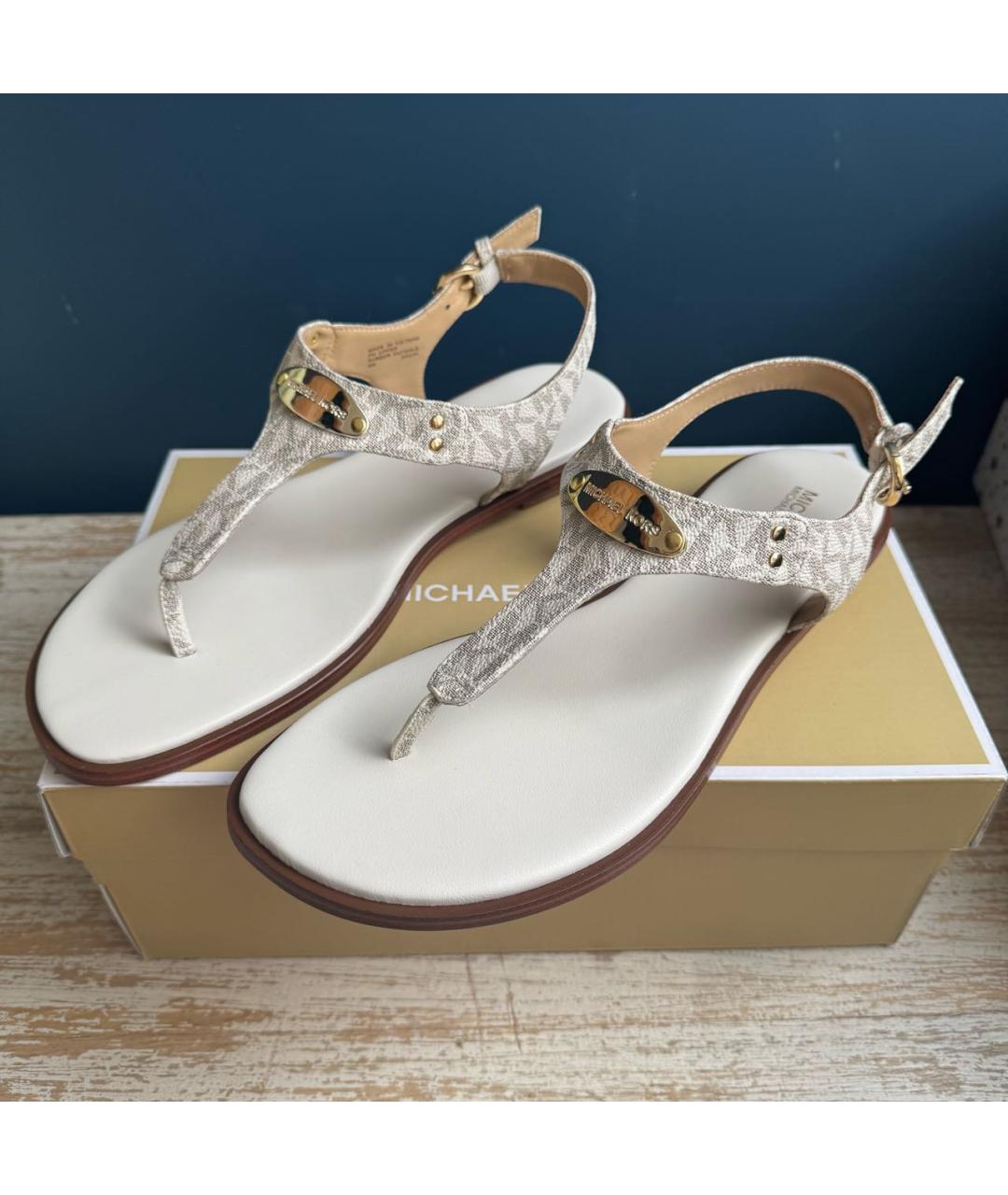 MICHAEL KORS Кожаные босоножки, фото 3