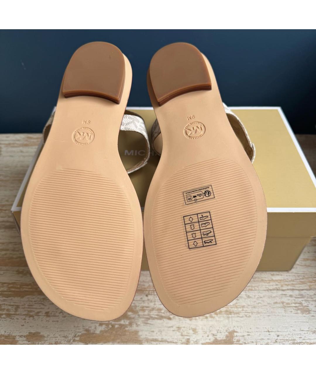 MICHAEL KORS Кожаные босоножки, фото 5