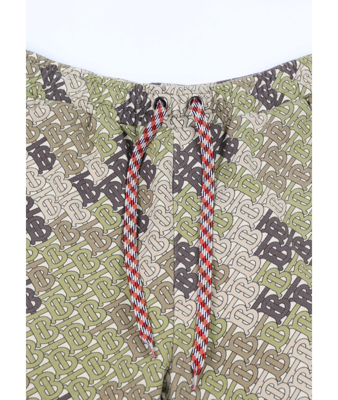 BURBERRY Мульти хлопковые шорты, фото 4
