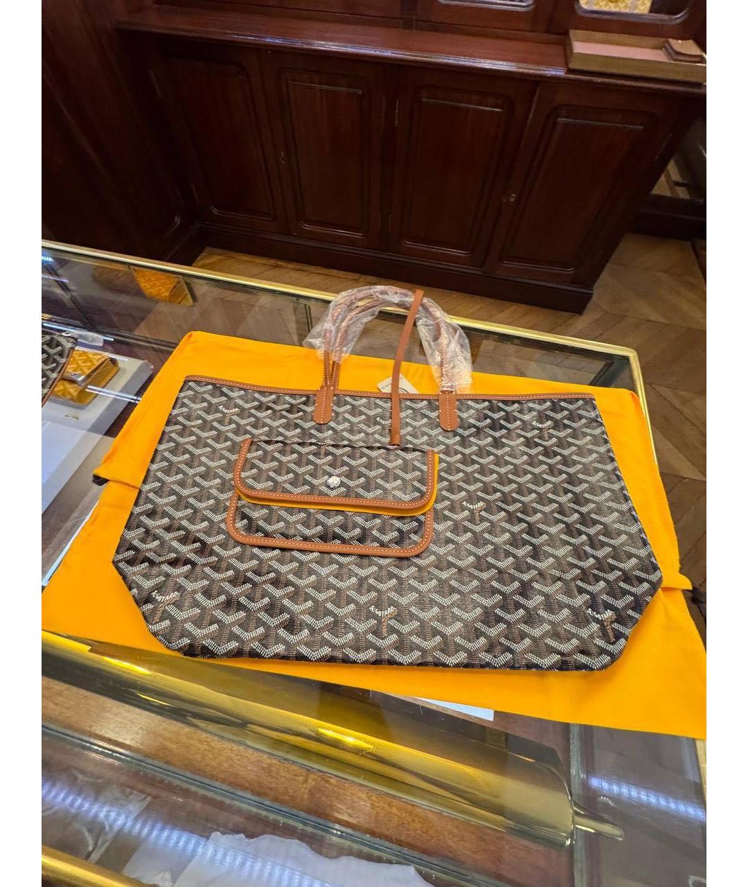 GOYARD Черная сумка тоут, фото 3