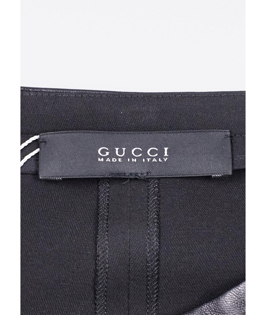 GUCCI Черные шерстяные шорты, фото 3