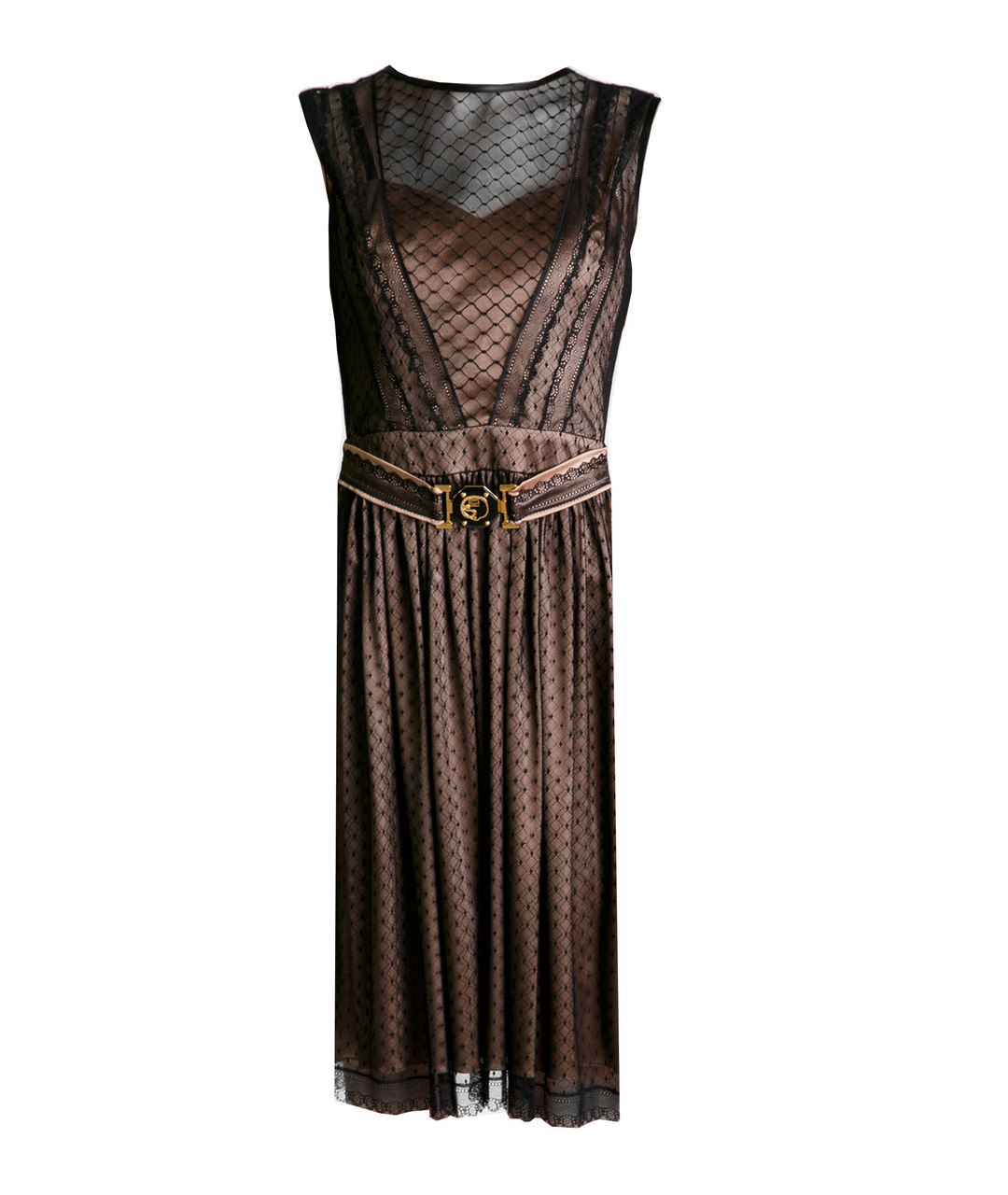 CAVALLI CLASS Мульти шелковое вечернее платье, фото 1