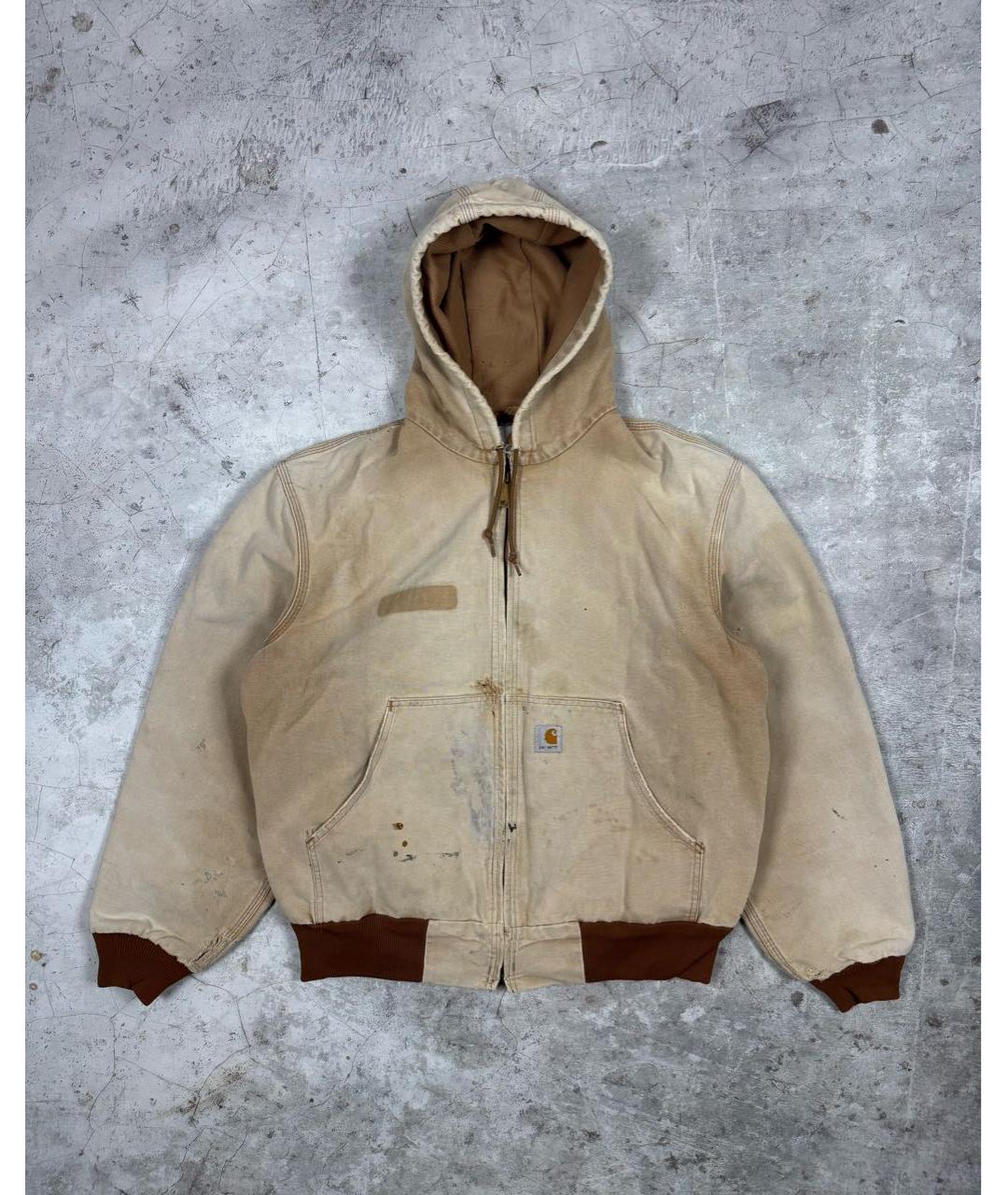 CARHARTT Бежевая хлопковая куртка, фото 9