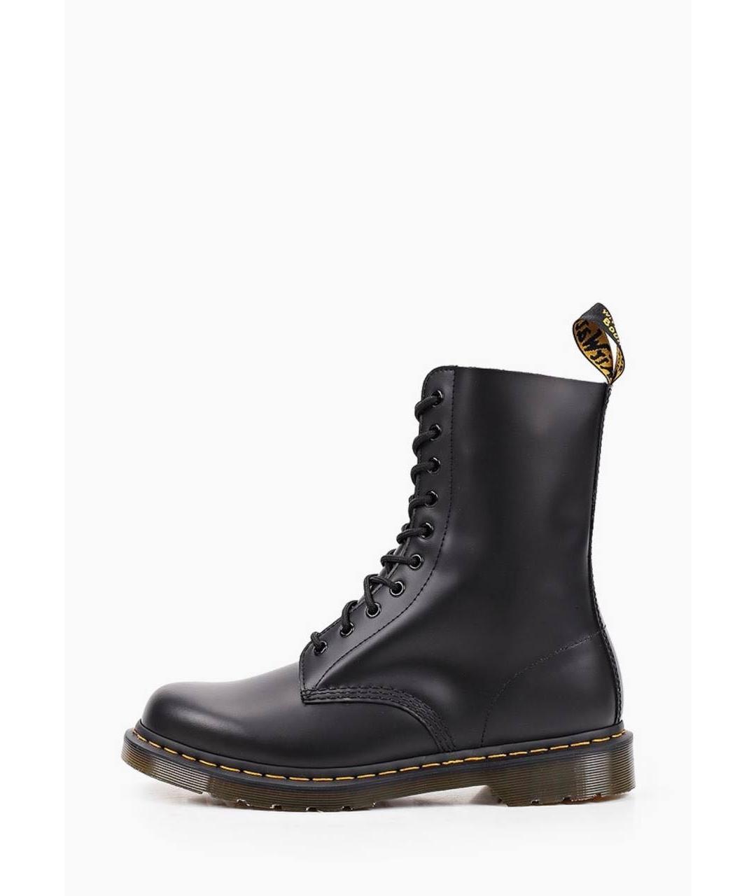 DR. MARTENS Черные кожаные ботинки, фото 5