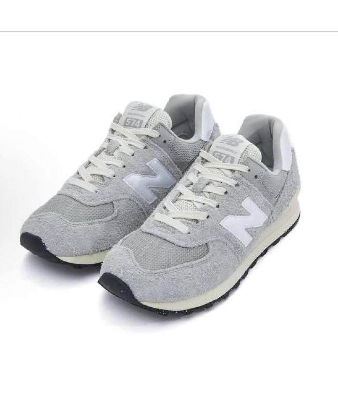 NEW BALANCE Серые низкие кроссовки / кеды, фото 3