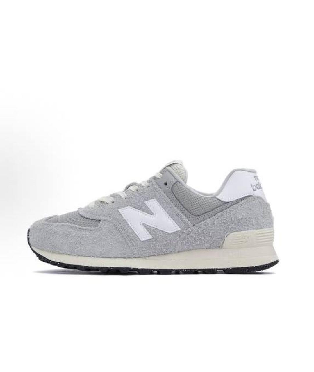 NEW BALANCE Серые низкие кроссовки / кеды, фото 2