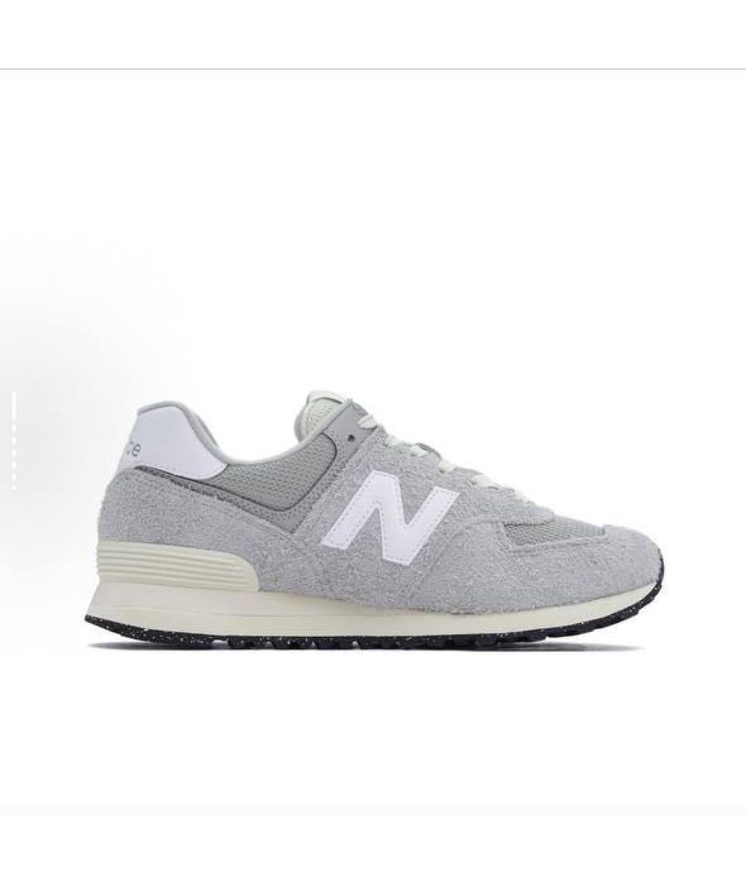 NEW BALANCE Серые низкие кроссовки / кеды, фото 8