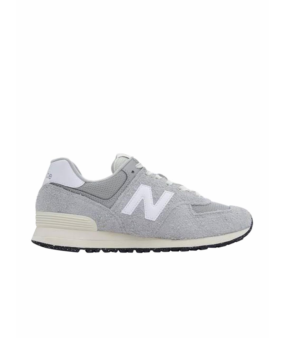 NEW BALANCE Серые низкие кроссовки / кеды, фото 1