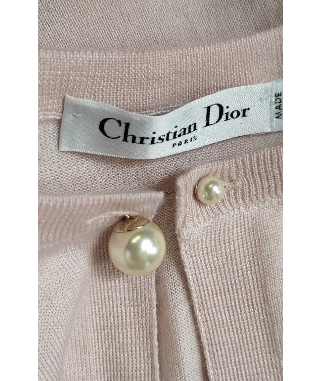 CHRISTIAN DIOR PRE-OWNED Розовый кашемировый кардиган, фото 4