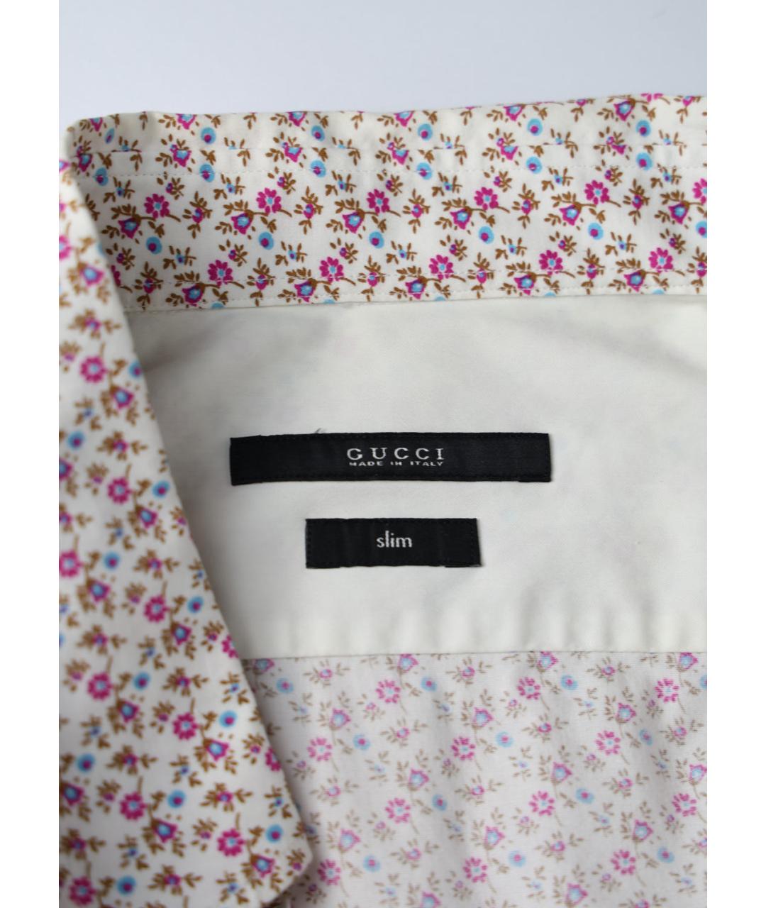 GUCCI Мульти хлопковая кэжуал рубашка, фото 3