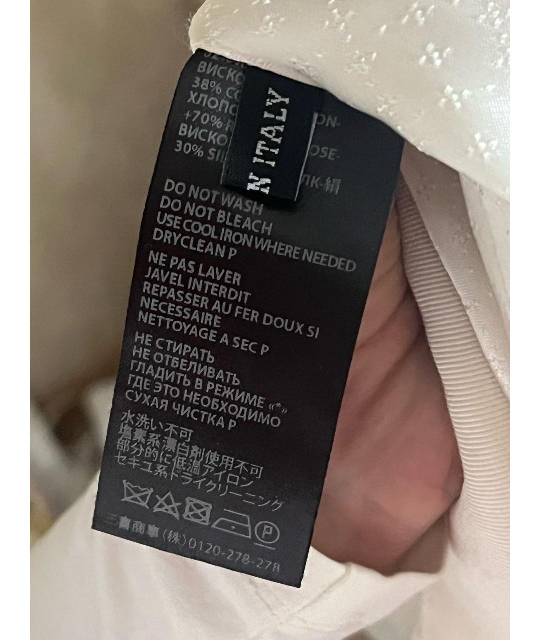 HAIDER ACKERMANN Белый вискозный жакет/пиджак, фото 4