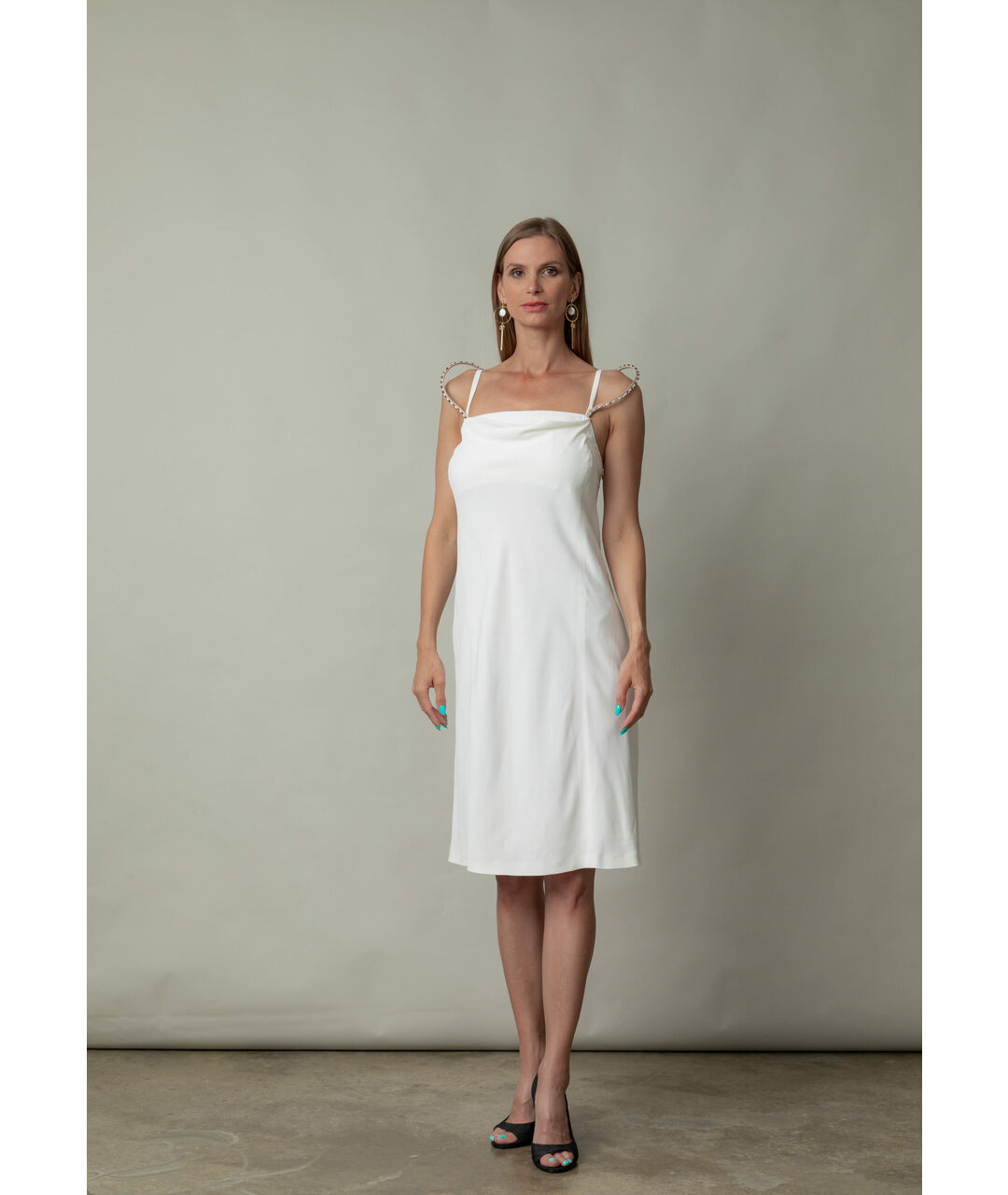 MAISON MARGIELA Белое ацетатное коктейльное платье, фото 3