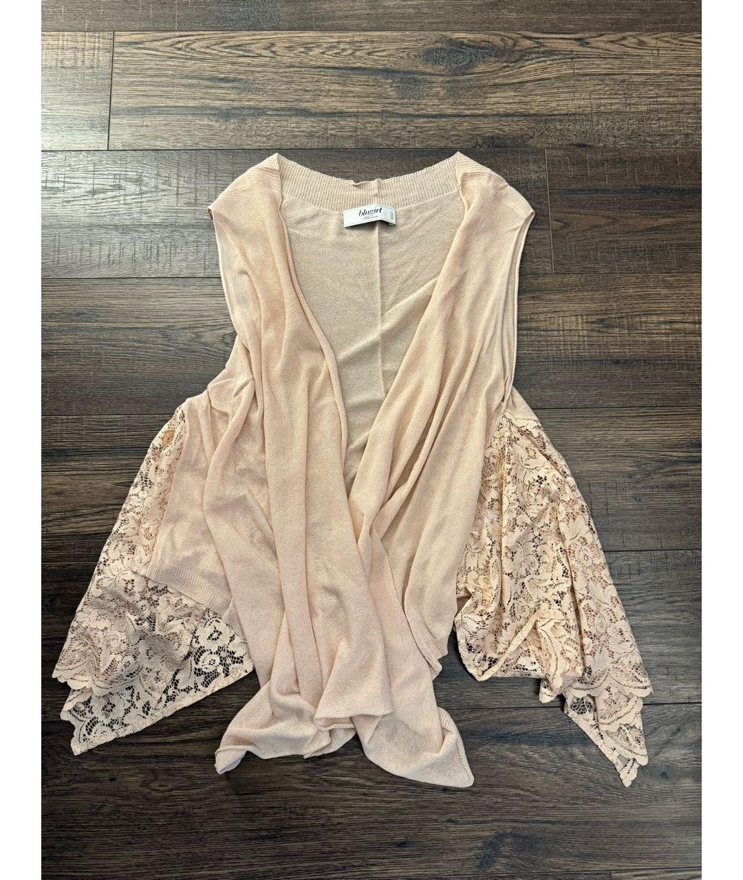 BLUMARINE Розовый вискозный кардиган, фото 8