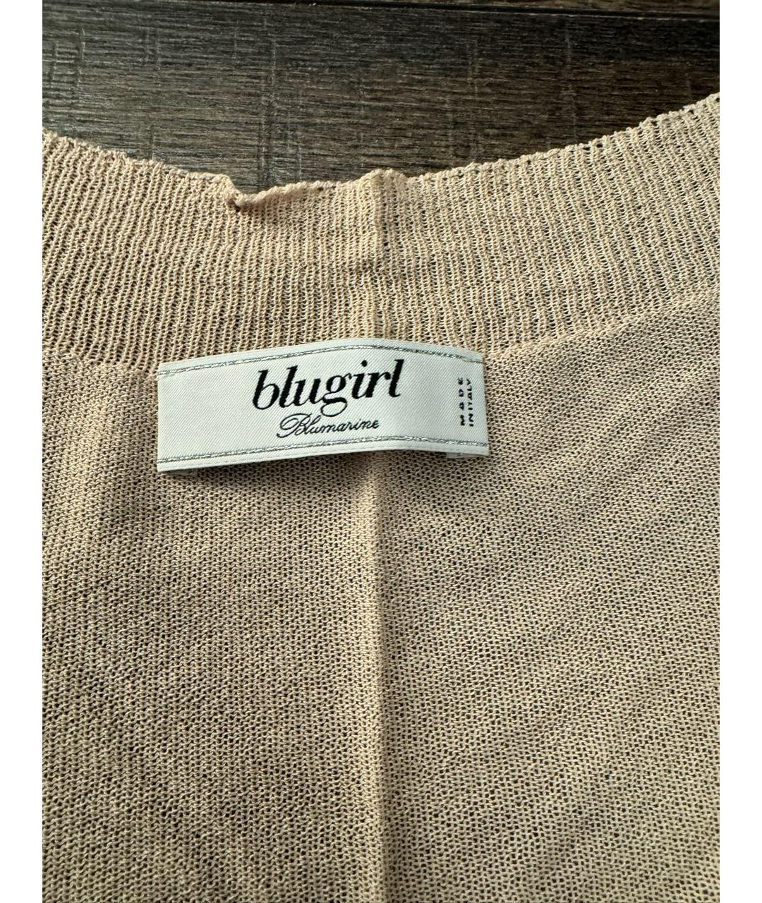 BLUMARINE Розовый вискозный кардиган, фото 3