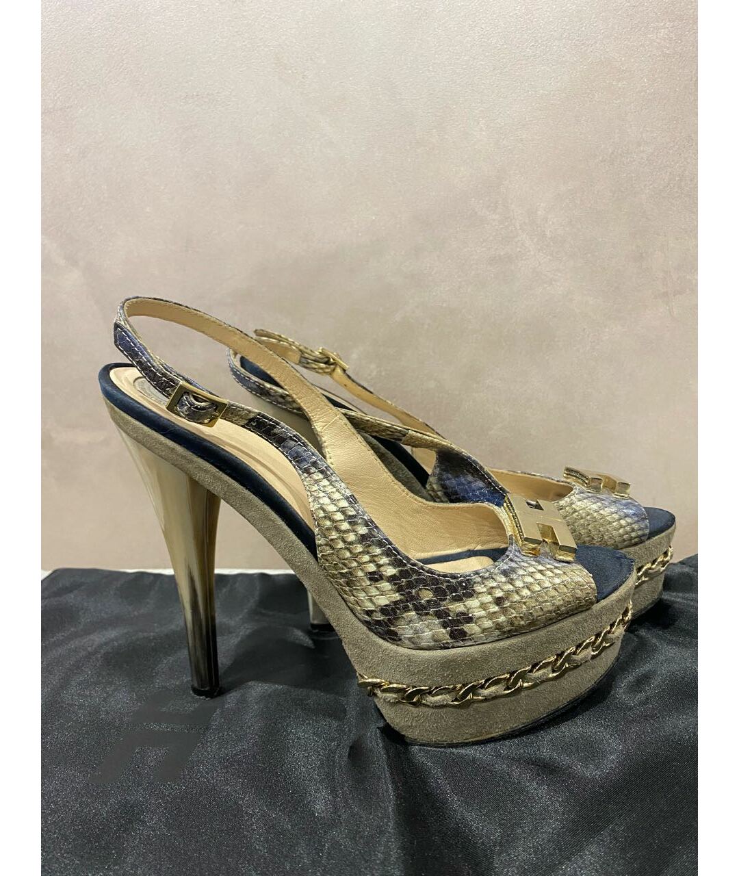 ELISABETTA FRANCHI Мульти босоножки, фото 5