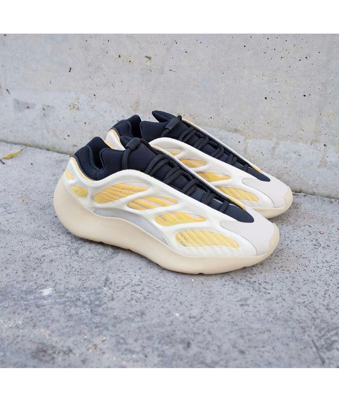 ADIDAS YEEZY Желтые кроссовки, фото 5