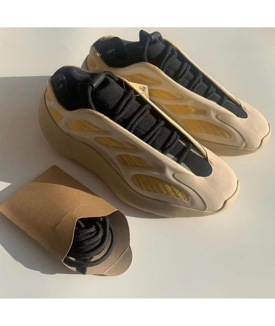ADIDAS YEEZY Желтые кроссовки, фото 4