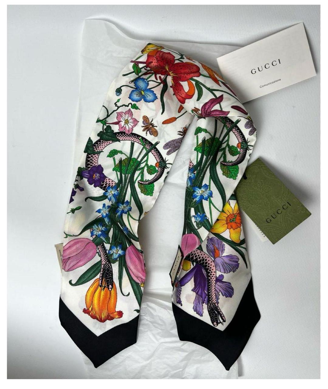 GUCCI Мульти шелковый платок, фото 6