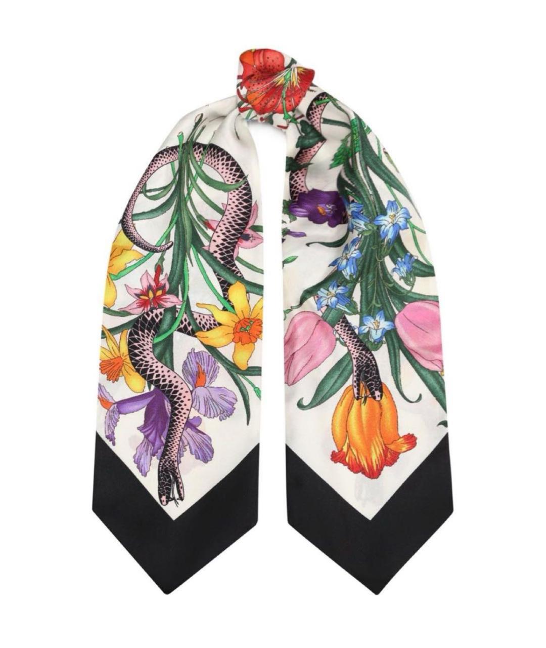 GUCCI Мульти шелковый платок, фото 8