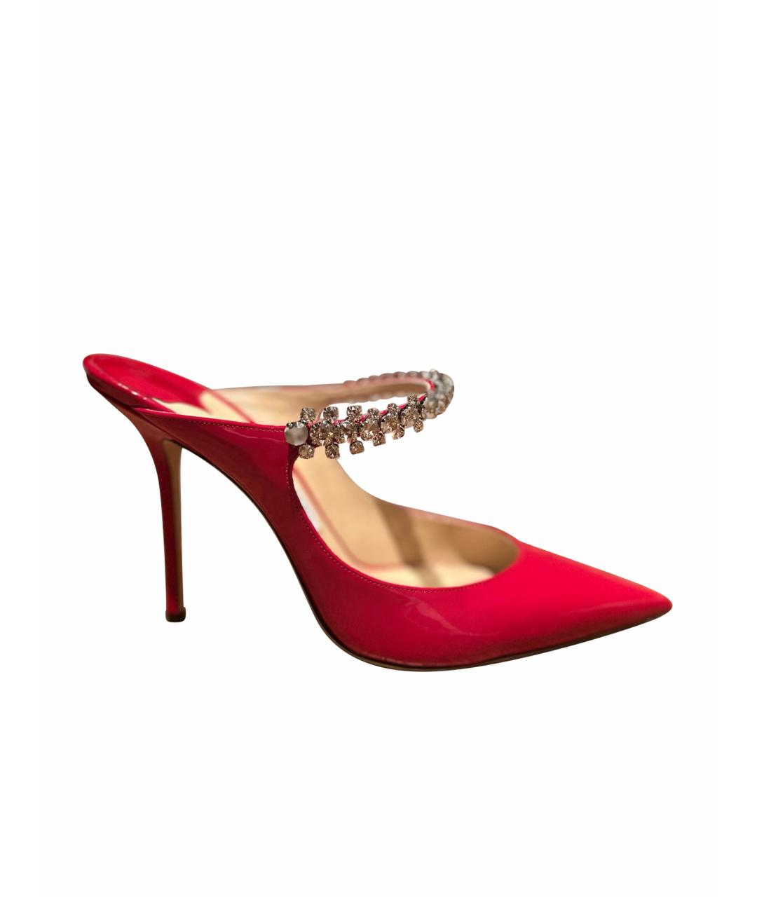JIMMY CHOO Красные туфли из лакированной кожи, фото 1