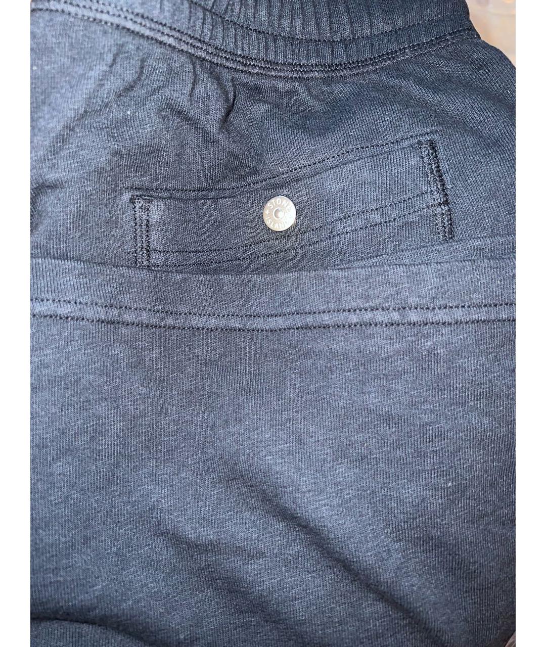 STONE ISLAND Темно-синие хлопковые шорты, фото 3